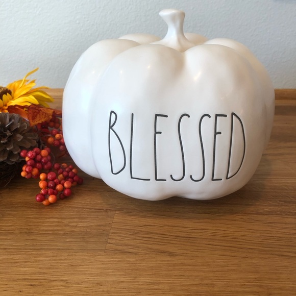 Other - Rae Dunn BLESSED matte pumpkin